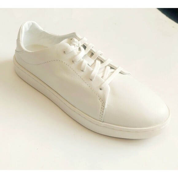 OluKai Shoes - Olukai Womens Size 9 PEHUEA LI ILI Casual Leather Sneaker Bright White Shoe